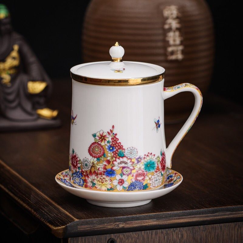 【汀和大福】元力橙/金地萬花/活力橙辦公嘟嘟杯 【汀和大福】元力橙/金地萬花/活力橙辦公嘟嘟杯